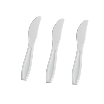 Fineline Extra Heavy Cutlery-Knives, White, 1000/CS