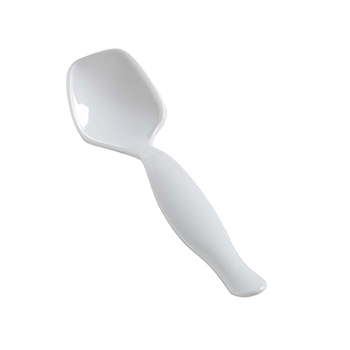 Fineline Solid Serving Spoon, 8.5&quot;, White, 144/Case