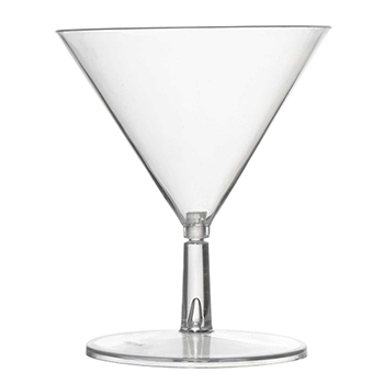 Fineline 2 oz. Tiny Tinis- 2 Pc. (Martini), Clear, 120/CS