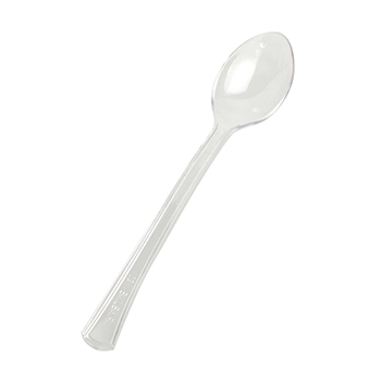 Fineline 4&quot; Tiny Tasters (Spoons), Clear, 960/CS