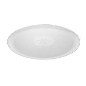Fineline 12&quot; Classic Round Tray, Clear, 25/CS