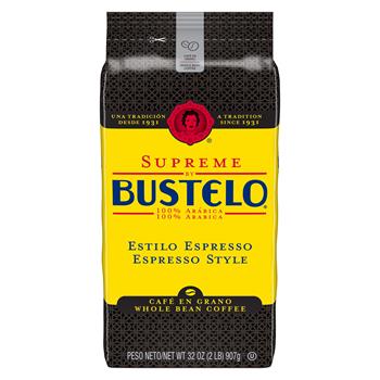 Caf&#233; Bustelo Wholebean Coffee Bag, 32 oz