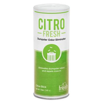 Fresh Products Citro Fresh Dumpster Odor Eliminator, Citronella, 12 oz. Canister, 12/CT