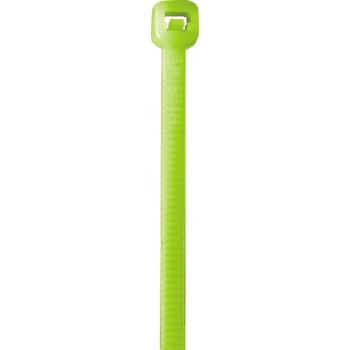 W.B. Mason Co. Colored Cable Ties, 50#, 11&quot;, Fluorescent Green, 1000/CS