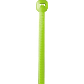 W.B. Mason Co. Cable Ties, 50#, 18&quot;, Fluorescent Green, 500/CS