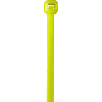 W.B. Mason Co. Colored Cable Ties, 50#, 14&quot;, Fluorescent Yellow, 1000/CS