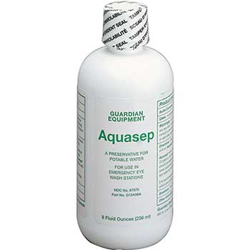 Guardian Aquasep Eyewash Water Preservative, 8 oz., 4/CS