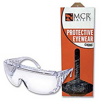 MCR Safety Yukon&#174; Clear Uncoated Lens Glasses, 12/BX