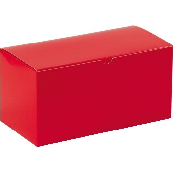 W.B. Mason Co. Gift boxes, 12&quot; x 6&quot; x 6&quot;, Holiday Red, 50/CS