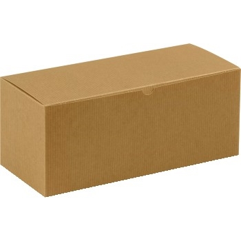 W.B. Mason Co. Gift boxes, 14&quot; x 6&quot; x 6&quot;, Kraft, 50/CS