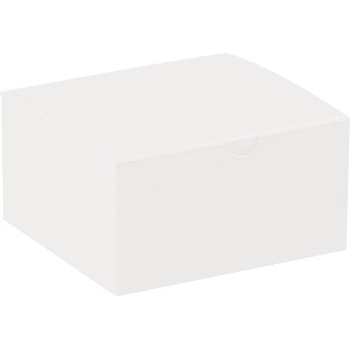W.B. Mason Co. Gift boxes, 5&quot; x 5&quot; x 3&quot;, White, 100/CS