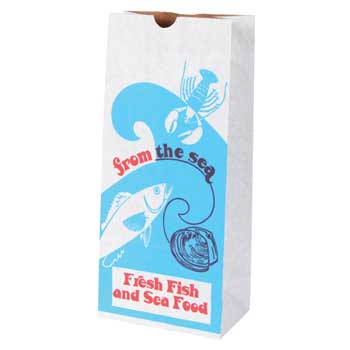 Globe Bag Company Seafood Bag, Shellfish, 1/2 Peck, 2-Ply, 500/CT