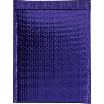 W.B. Mason Co. Glamour Bubble Lined Self-Seal Mailers, 13 in x 17-1/2 in, Blue, 100/Case
