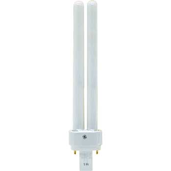 GE Double Biax Compact Fluorescent Bulb, 26 Watt, 1710 lm, White, 10/CT