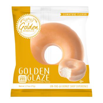 Golden Dough Co. Glazed Donut, 2.7 oz, 7/Pack