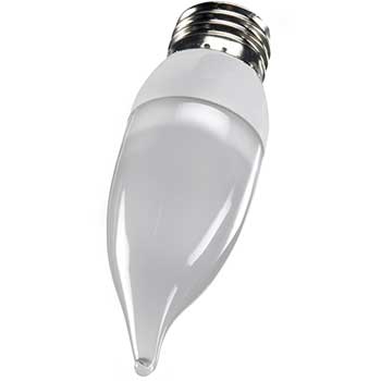 GE LED Candle Bulb, 4 Watt, 300 lm, Warm White, 6/CT