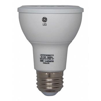 GE LED Reflector Bulb, PAR20, 7 Watt, 500 lm, Warm White