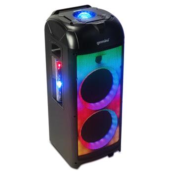 Gemini 360&#176; Portable Bluetooth Speaker with LED Party Lighting
