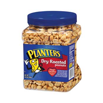 Planters Peanuts, 34.5 oz. Containers