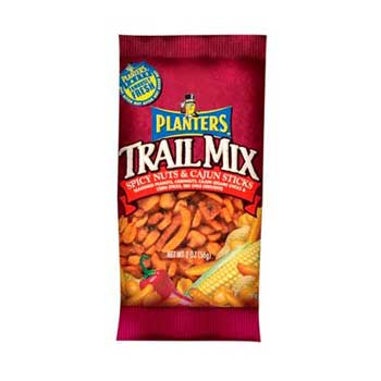 Planters Cajun Style Trail Mix, 2 oz. Bags, 72/CS
