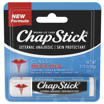 ChapStick Medicated Lip Balm Tube, Chapped Lips Treatment and Skin Protectant , 0.15 Oz