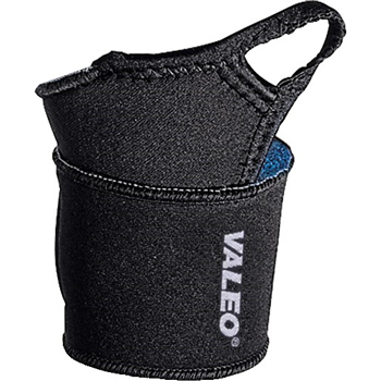 W.B. Mason Co. Neoprene Wrist Wrap Support, Black, 4/CS