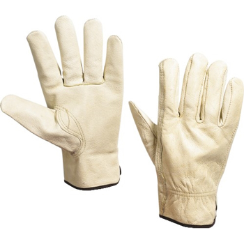 W.B. Mason Co. Cowhide Leather Drivers Gloves , Xlarge, Natural, 6/CS