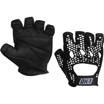 W.B. Mason Co. Mesh Backed Lifting Gloves, Black, Small, 4/CS