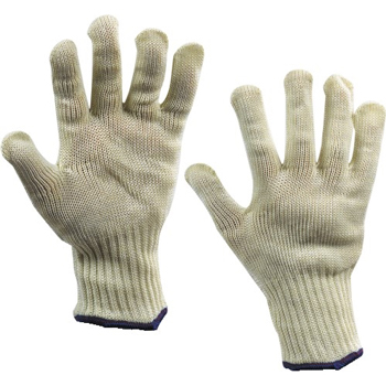 W.B. Mason Co. Knifehandler&#174; Gloves, Large, Off White, 4/CS