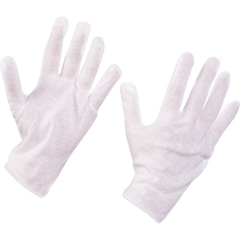 W.B. Mason Co. Cotton Inspection Gloves, 3.5 oz., Small, White, 24/CS