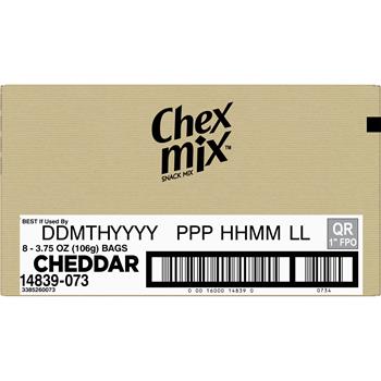 Chex Mix Savory Cheddar, 3.75 oz, 8/Case