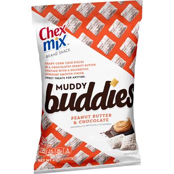 Chex Mix Muddy Buddies, Peanut Butter Chocolate, 4 oz, 7/Case