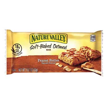 Nature Valley&#174; Soft-Baked Oatmeal Squares, Peanut Butter, 1.87 oz., 15/BX