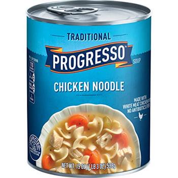 Progresso Chicken Noodle Soup Can, 19 oz, 12/Case