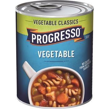 Progresso Vegetable Can Soup, 19 oz, 12/Case