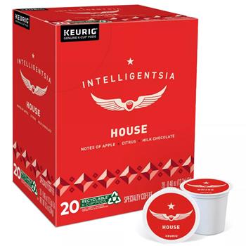 Intelligentsia House Blend Coffee K-Cup Pods, 20/Box