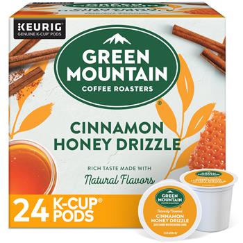 Green Mountain Coffee Cinnamon Honey Drizzle Coffee, K-Cup Pods, 24/Box