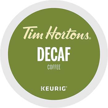 Tim Hortons Decaf Coffee K-Cup&#174; Pods, 24/BX, 4 BX/CS