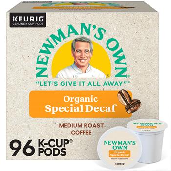 Newman&#39;s Own Organics Newman&#39;s Special Blend Decaf K-Cup&#174; Pods, 24/BX, 4 BX/CT