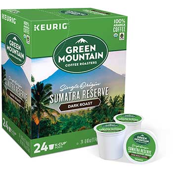 Green Mountain Coffee Fair Trade Organic Sumatran Extra Bold Coffee K-Cup&#174; Pods, 24/BX