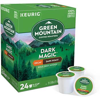 Green Mountain Coffee Dark Magic&#174; Decaf Extra Bold Coffee K-Cup&#174; Pods, 24/BX