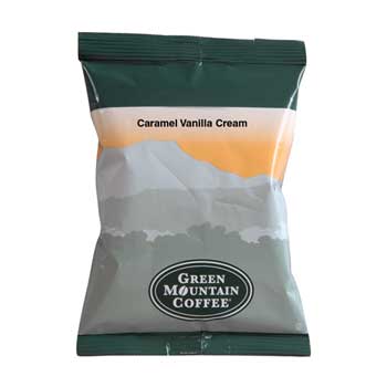 Green Mountain Coffee&#174; Pre-Measured Coffee Packs, Caramel Vanilla, 2.2 oz., 50/CS