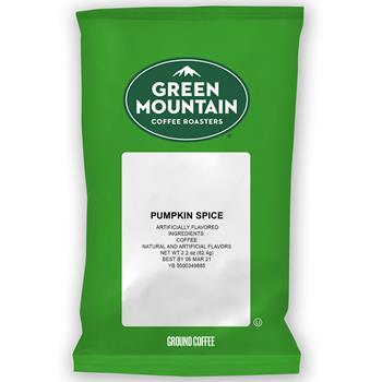 Green Mountain Coffee Pumpkin Spice Coffee Fraction Packs, 2.2oz, 50/CT