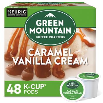 Green Mountain Coffee&#174; Caramel Vanilla Cream K-Cup Pods, Light Roast Coffee, 48/Box