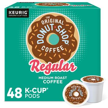The Original Donut Shop Regular K-Cup Pods, Medium Roast Coffee, 48/Box