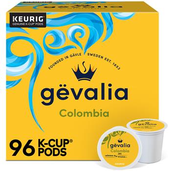 Gevalia Colombian K-Cup Pods, 4 Boxes of 24 Pods, 96/Carton