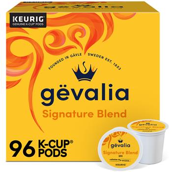 Gevalia Signature Blend K-Cup Pods, 4 Boxes of 24 Pods, 96/Carton