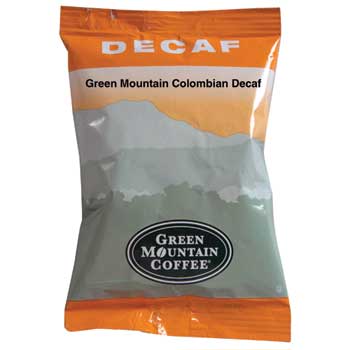 Green Mountain Coffee&#174; Colombian Supremo Decaf Coffee Fraction Packs, 2.2oz, 50/Carton