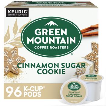 Green Mountain Coffee&#174; Cinnamon Sugar Cookie Coffee K-Cups, 4 Boxes of 24 Pods, 96/Carton