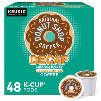 The Original Donut Shop Decaf K-Cup Pods, Medium Roast Coffee, 48/Box